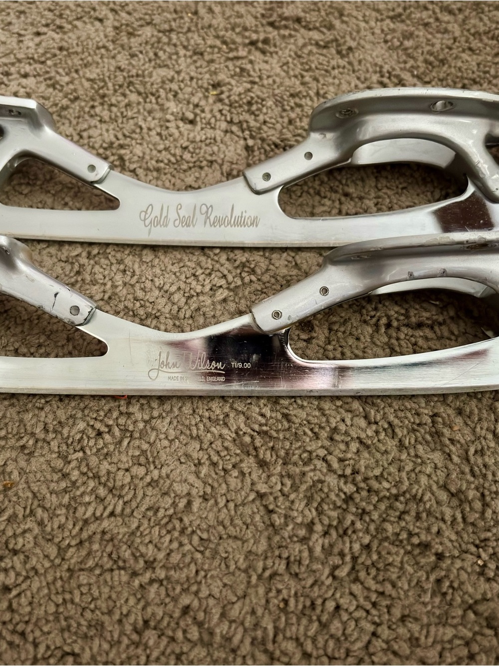 Figure Skate Blades - Silver